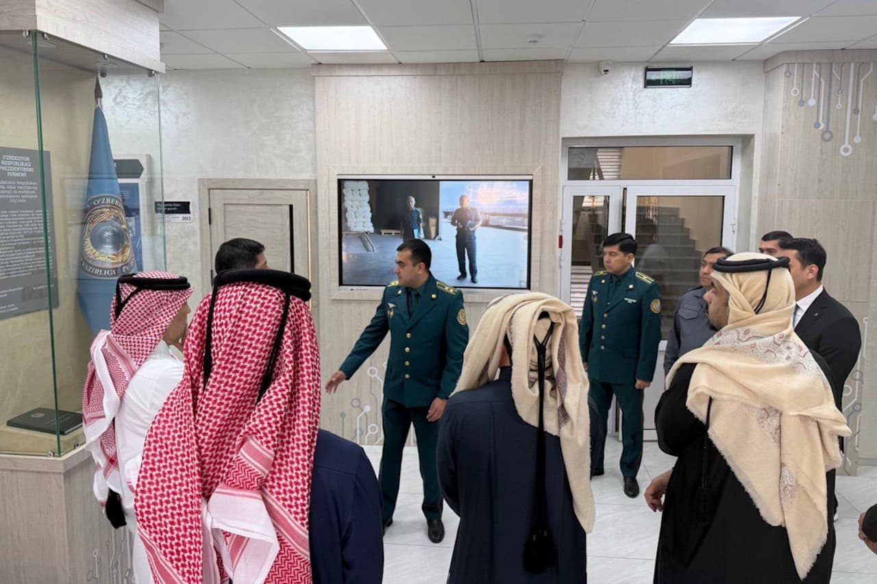 A delegation from the Qatar Ministry of Interior observes cybercrime prevention efforts in Tashkent