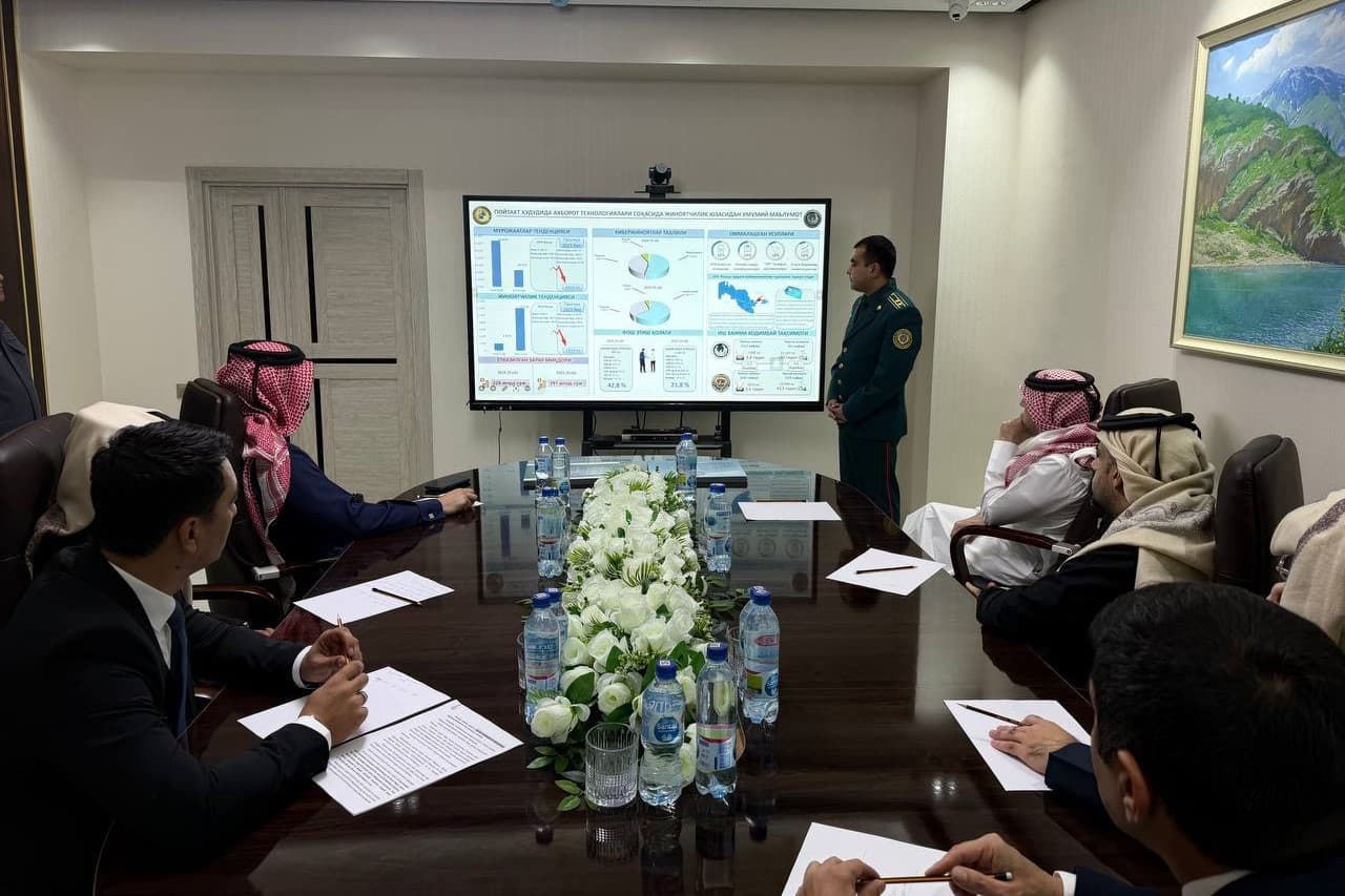A delegation from the Qatar Ministry of Interior observes cybercrime prevention efforts in Tashkent