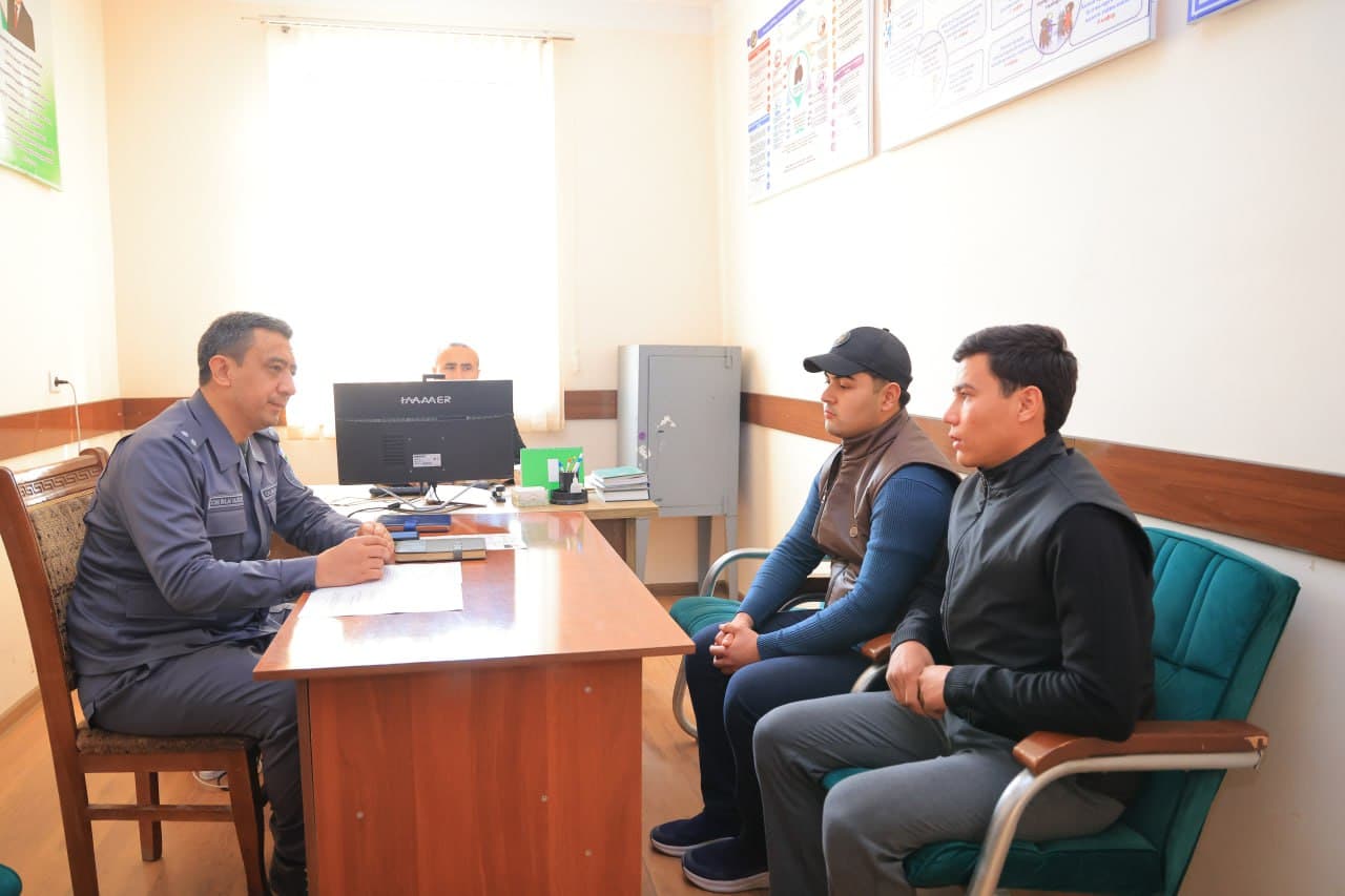 Namangan viloyati IIB boshligʻining Uychi tumani fuqarolari uchun sayyor qabuli oʻtkazildi