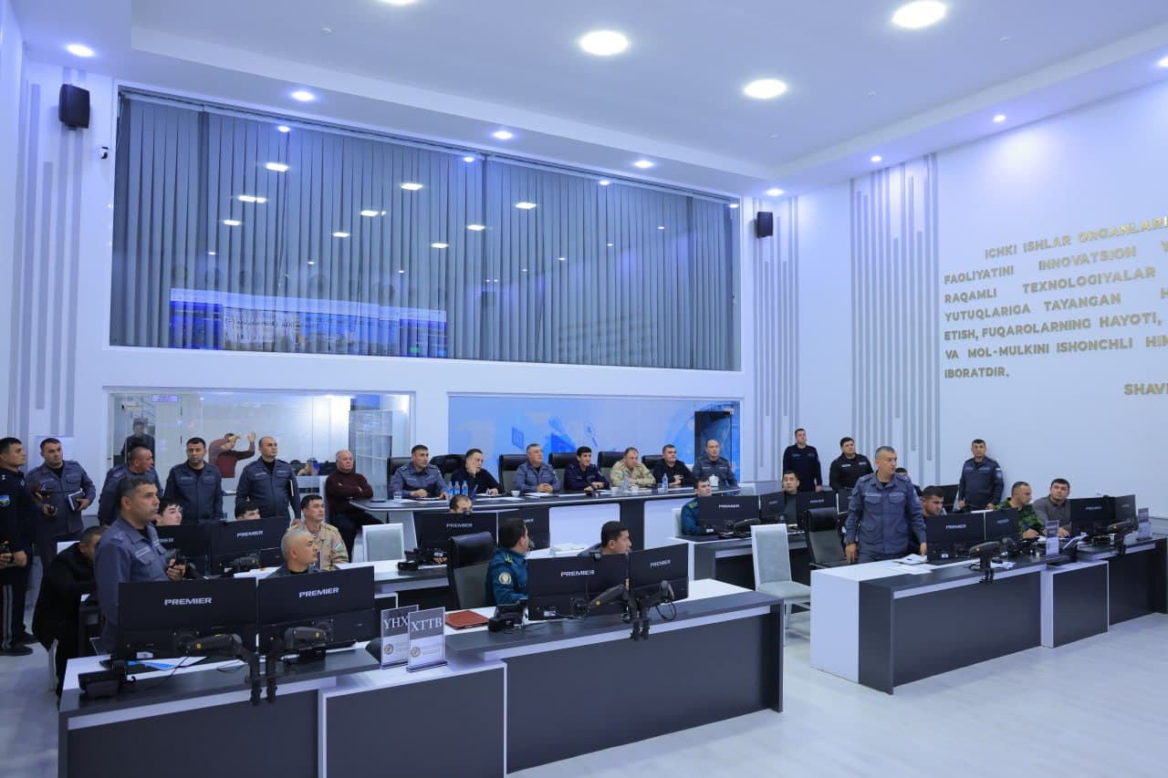 Бухорода ҳуқуқни муҳофаза қилувчи органлари учун «Тезкор бошқарув маркази»да амалий семинар бўлиб ўтди