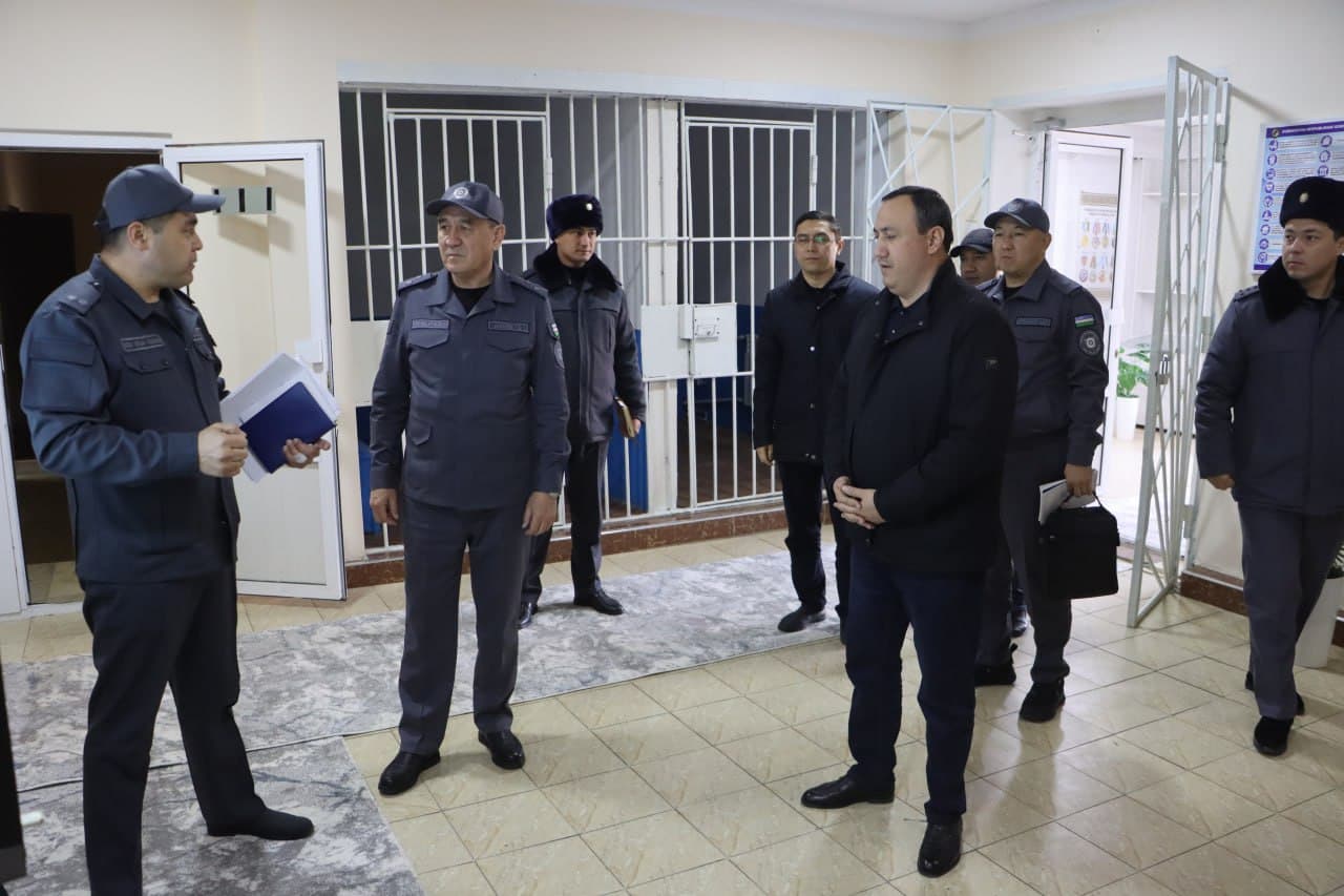 Рабочая группа МВД проведены изучения в Навоийской области