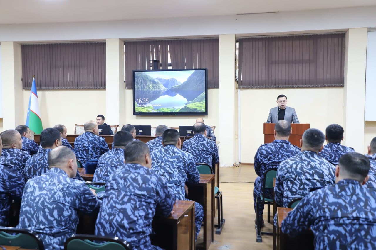 IIV Malaka oshirish institutida navbatdagi profilaktik tadbir oʻtkazildi