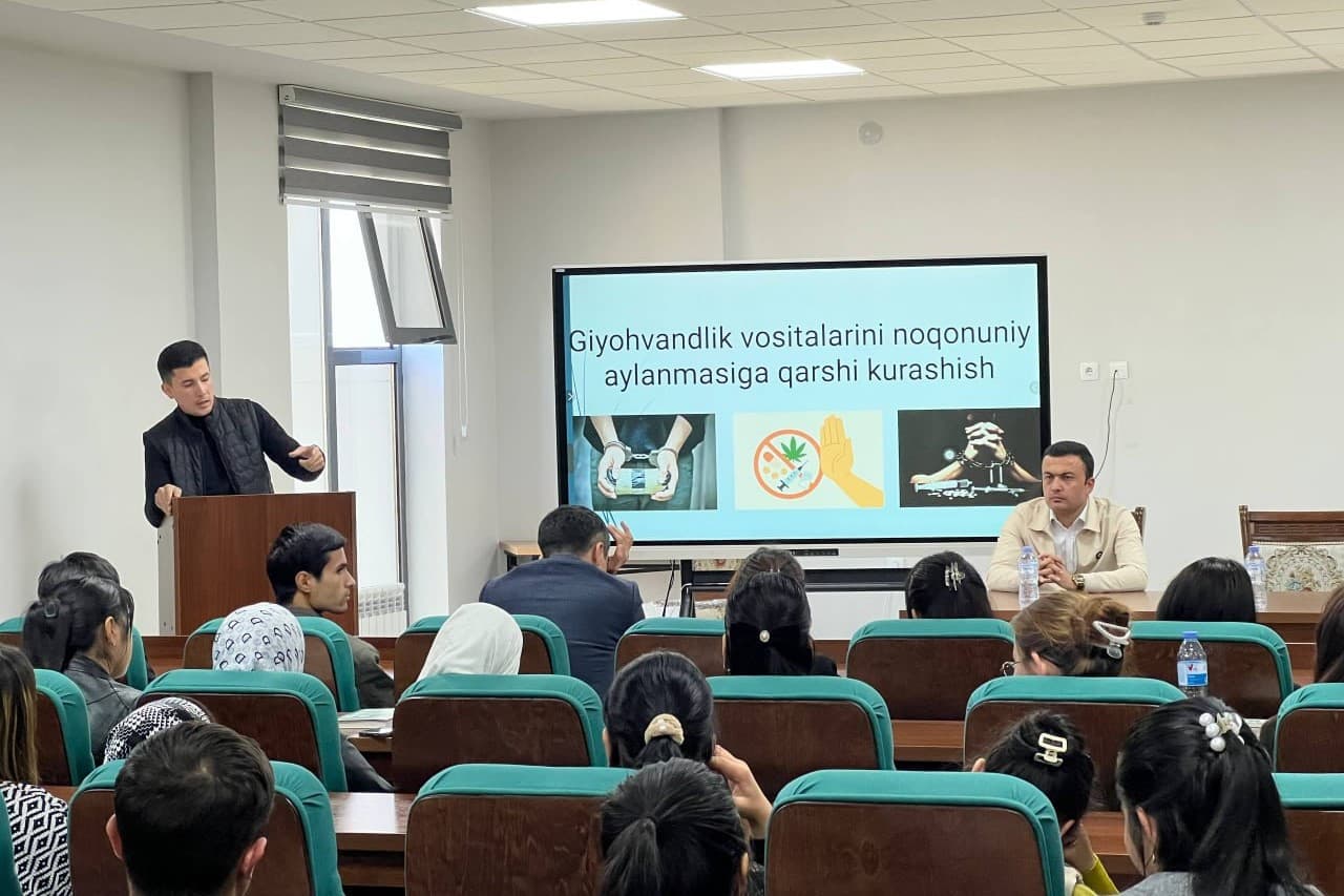 В Сурхандарьинской области проведено агитационное мероприятие по борьбе с наркоманией среди молодежи