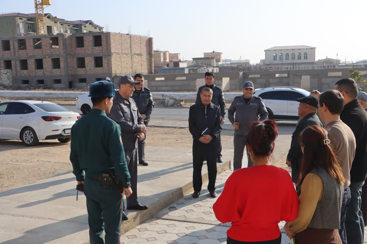 Рабочая группа МВД проведены изучения в Навоийской области