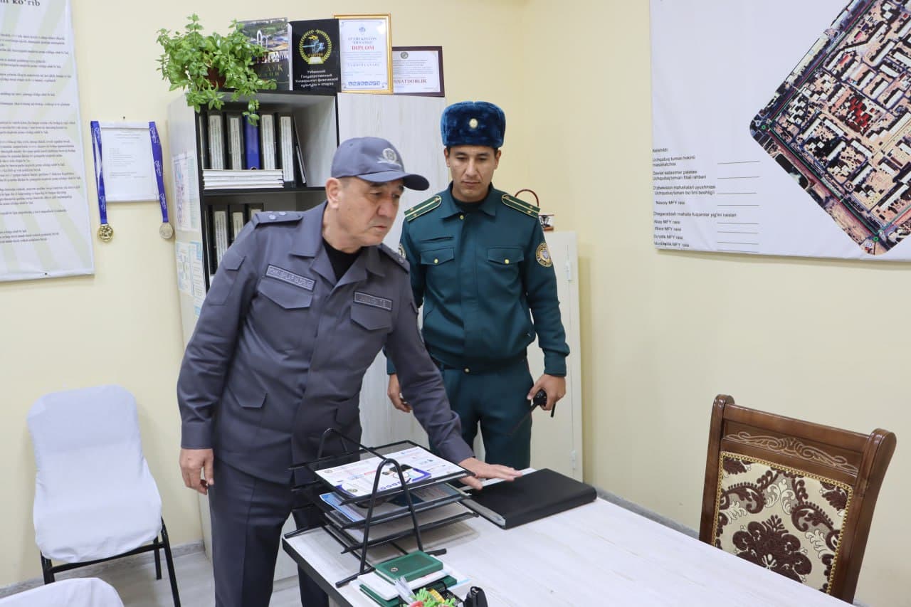 Рабочая группа МВД проведены изучения в Навоийской области