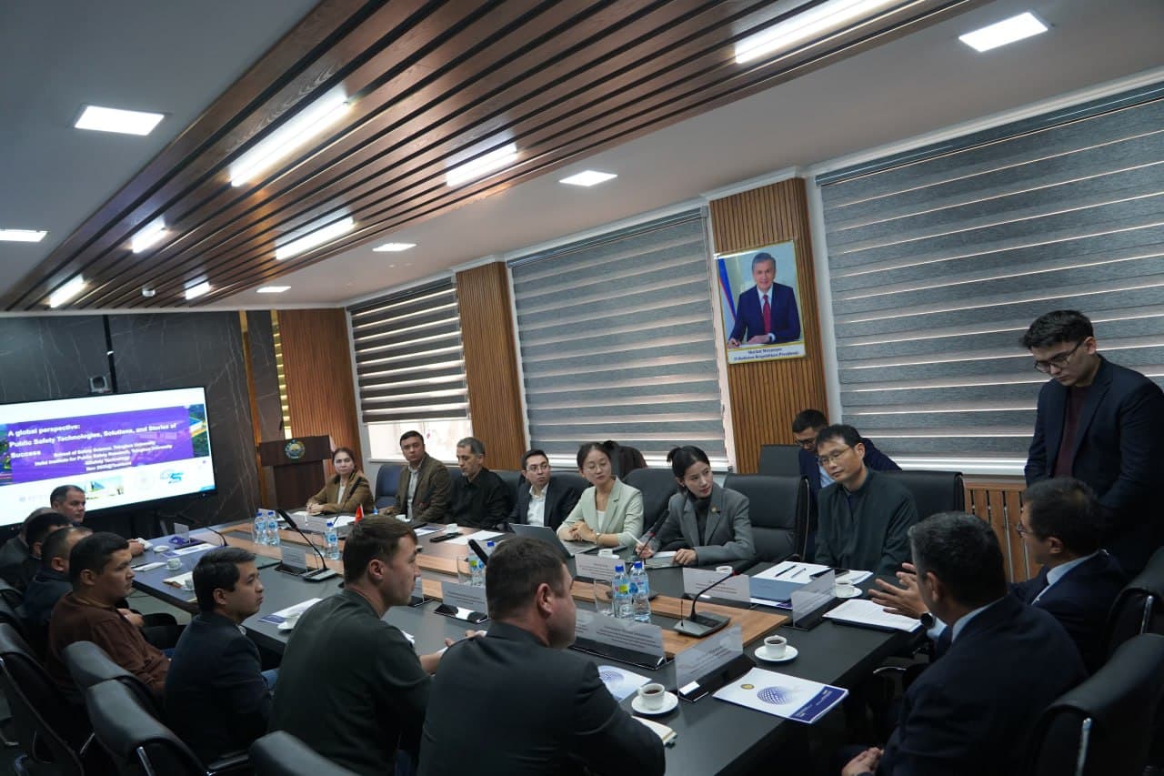 The delegation of the Hefei Institute of Public Security under the Tsinghua University, PRC visited the Research Institute of Criminology of Uzbekistan