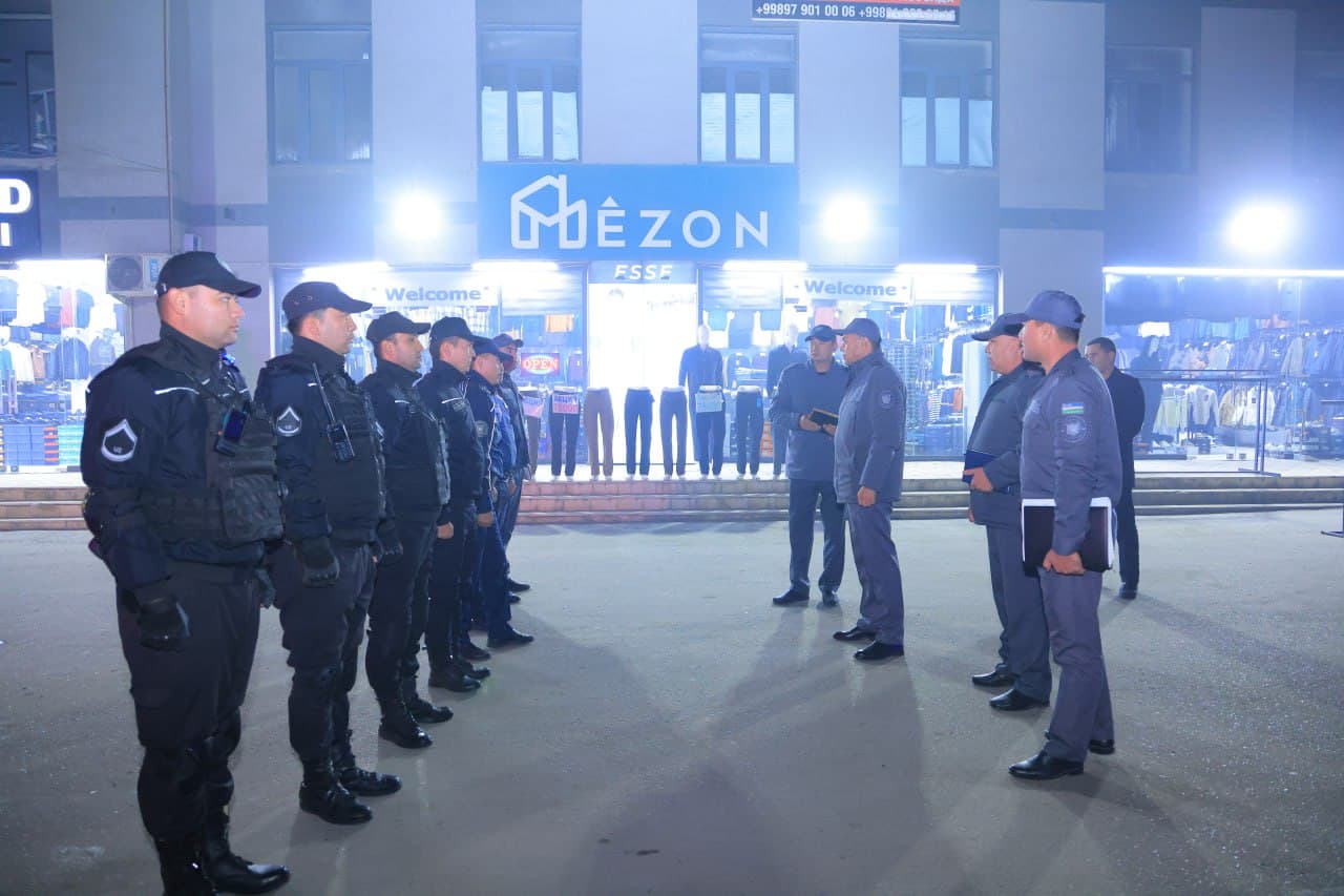 Изучена деятельность сотрудников, обеспечивающих общественный порядок на территории Наманганского района