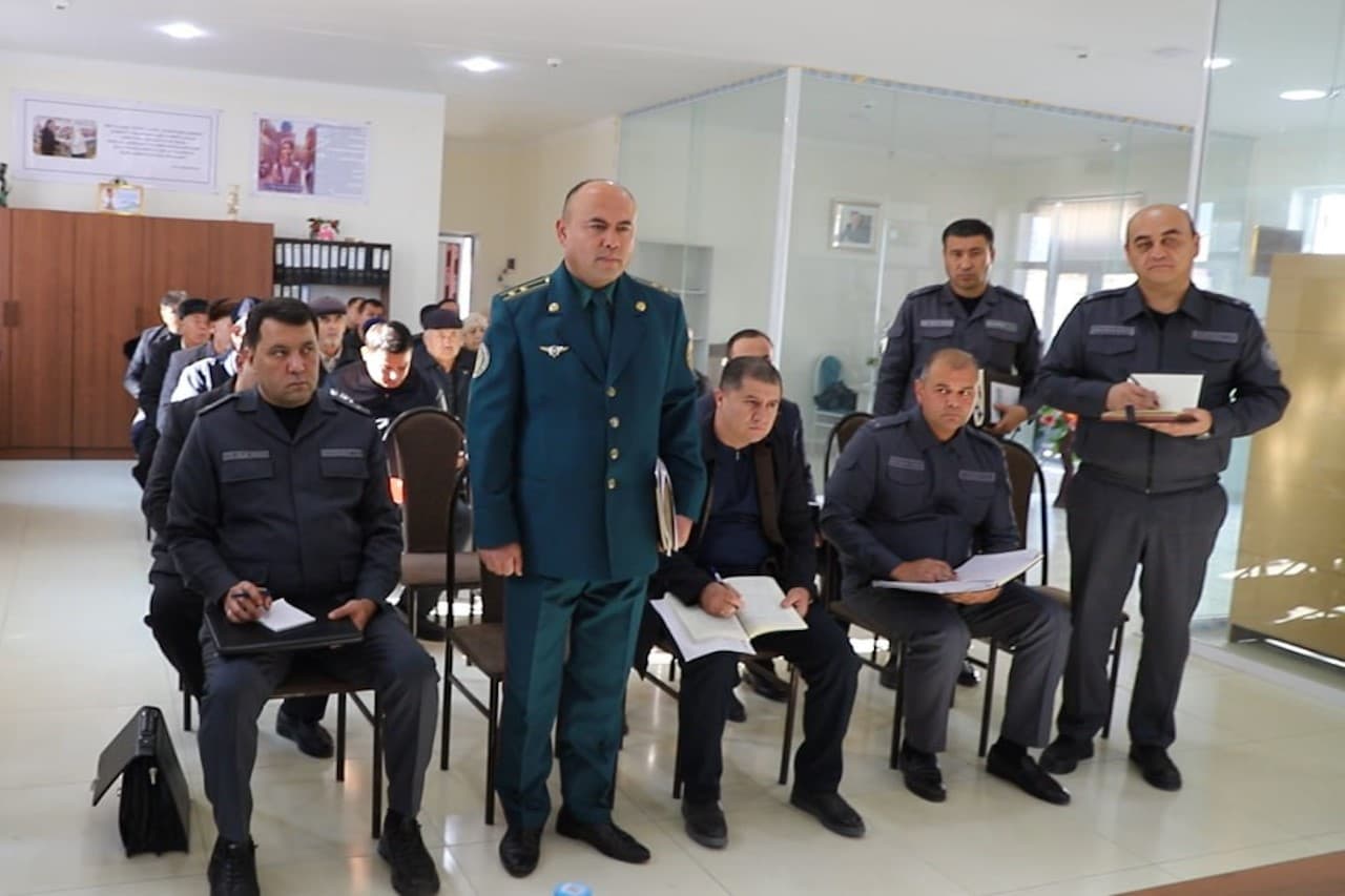 IIV akademiyasi boshligʻi tomonidan Xorazm viloyatining kriminogen vaziyati murakkab mahallalari manzilli tarzda oʻrganildi