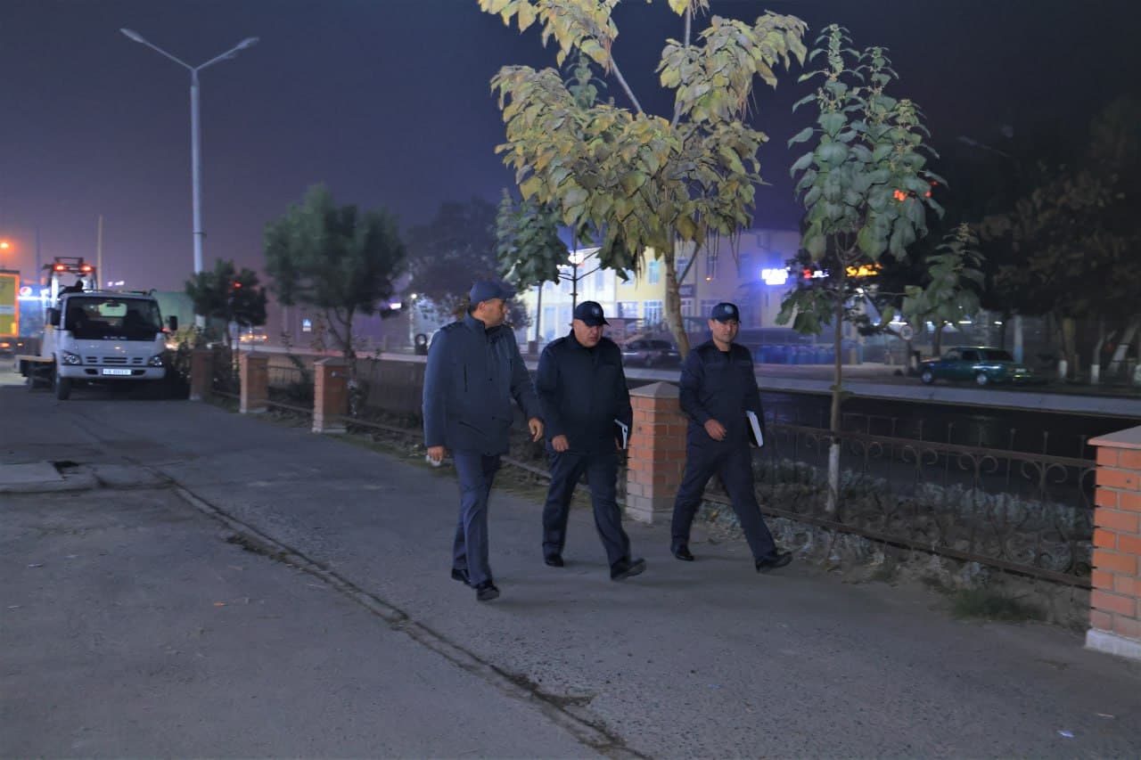 Изучена деятельность сотрудников, обеспечивающих общественный порядок на территории Наманганского района