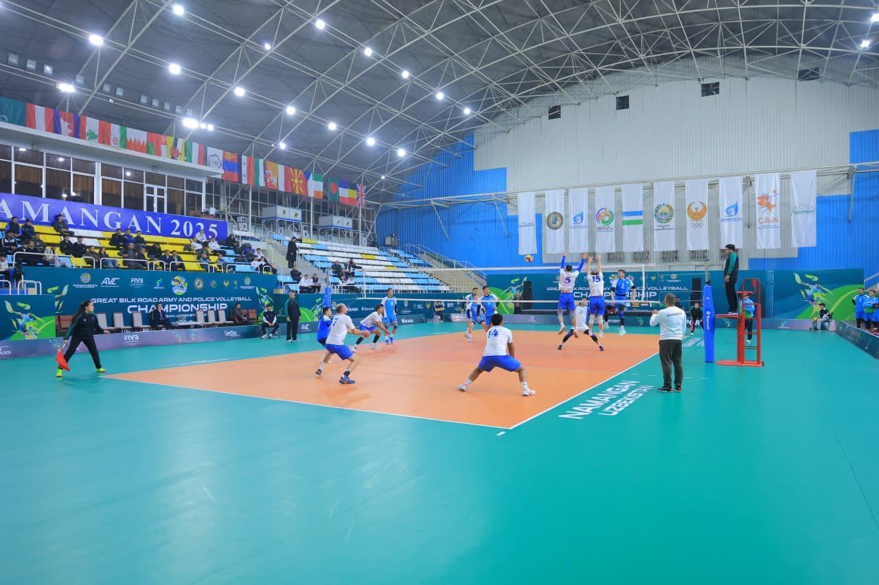 The CAVA Army and Police Volleyball Championship has begun in Namangan region