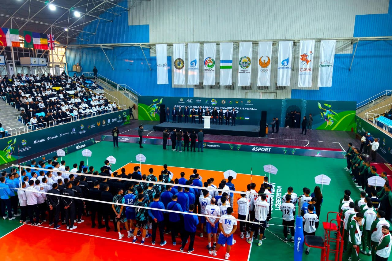 The CAVA Army and Police Volleyball Championship has begun in Namangan region