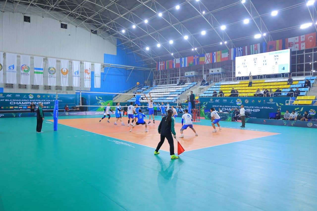 The CAVA Army and Police Volleyball Championship has begun in Namangan region