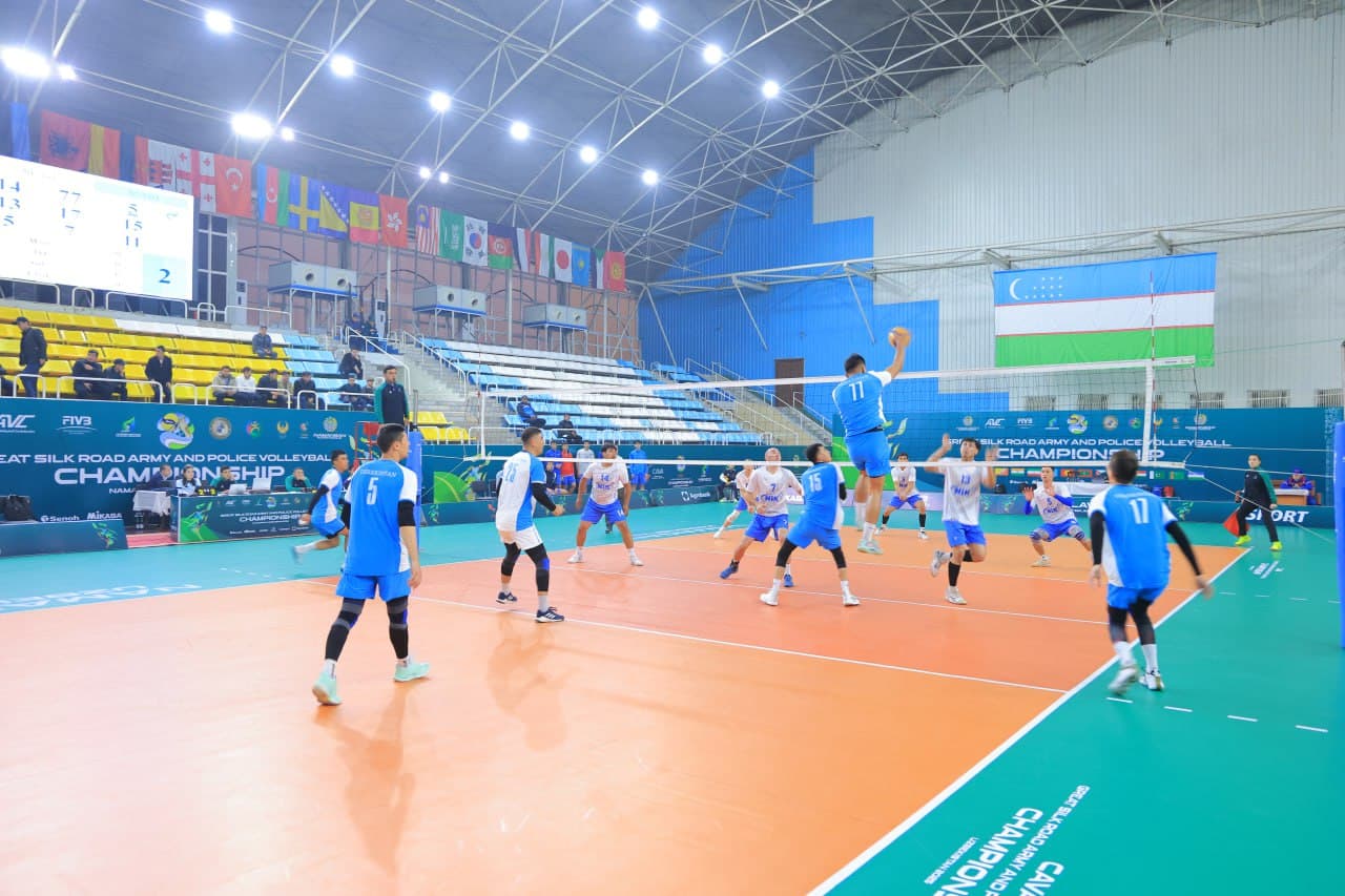 The CAVA Army and Police Volleyball Championship has begun in Namangan region