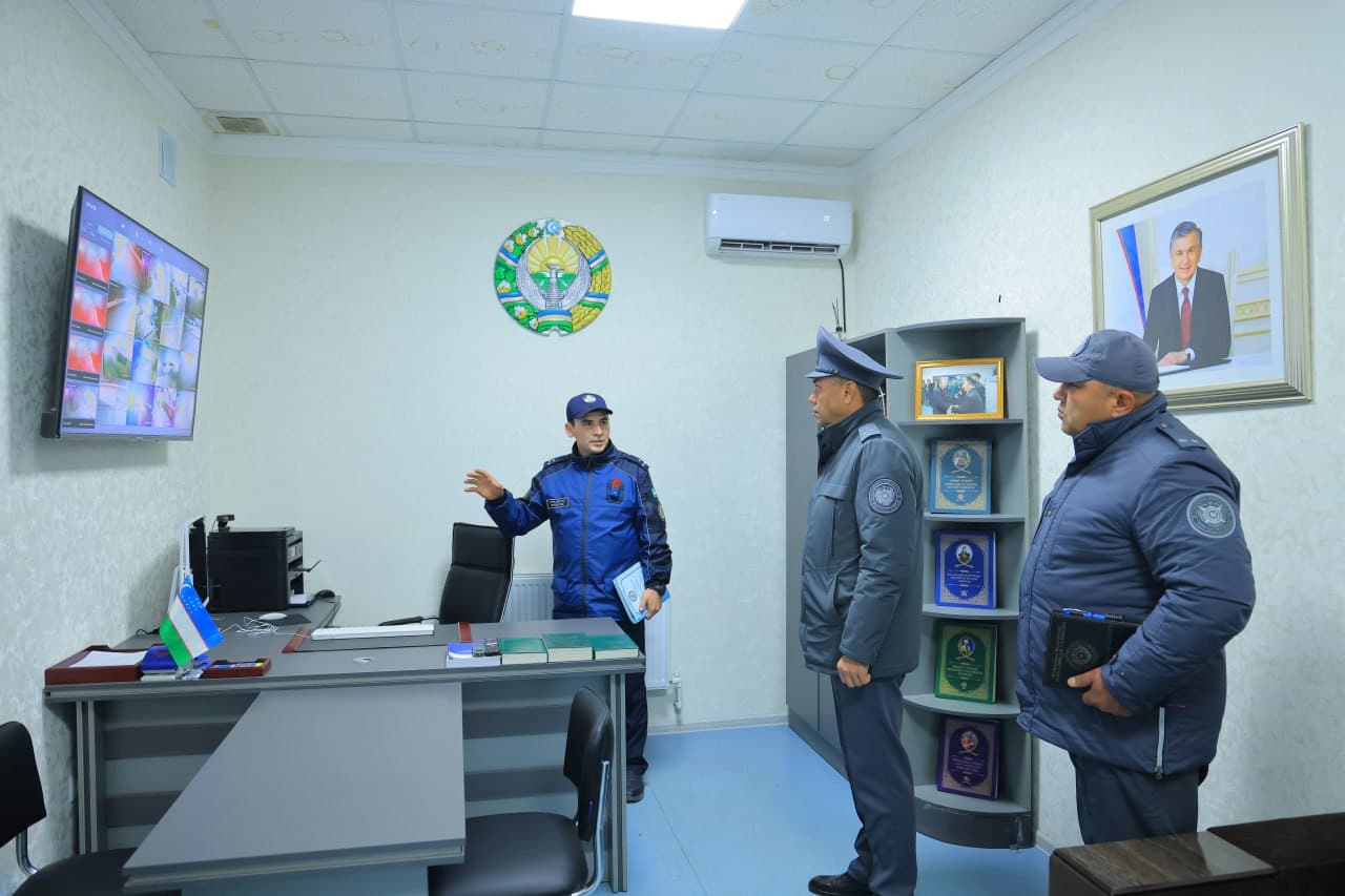 Namangan viloyati IIB rahbariyatining navbatdagi oʻrganishlari Uychi tumanida olib borildi