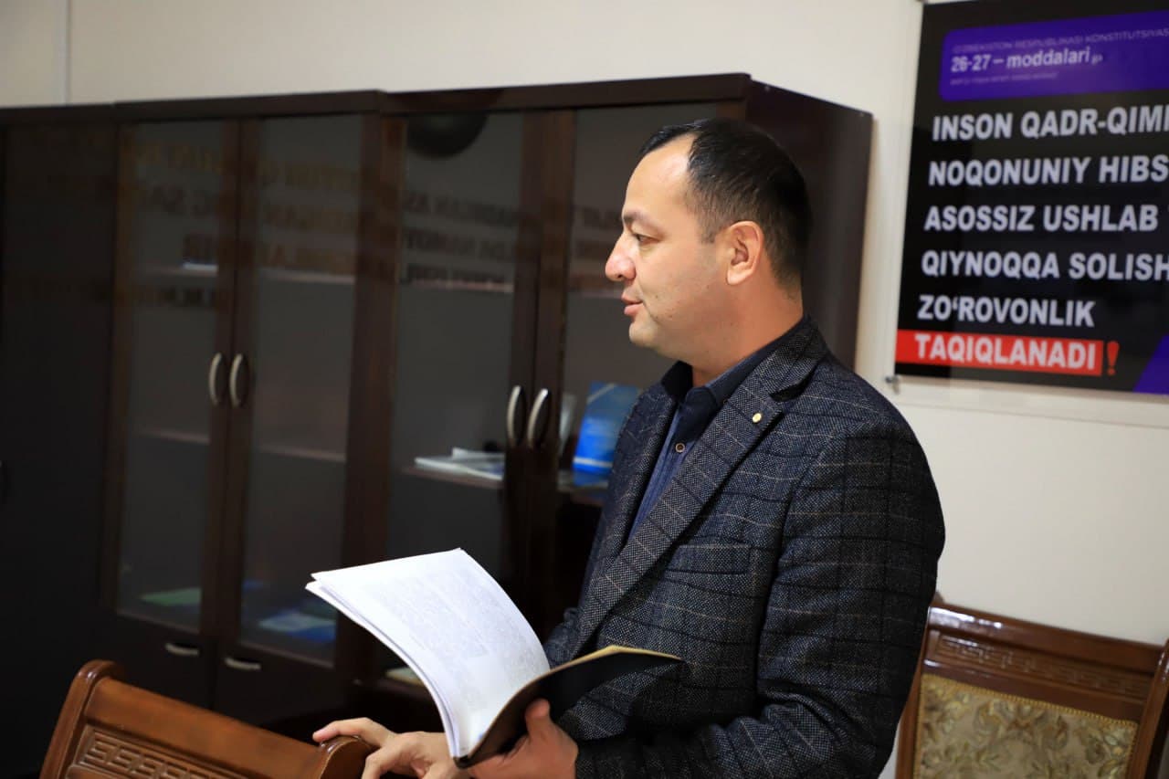 Qoraqalpogʻiston Respublikasi Ichki ishlar vaziri tomonidan jismoniy va yuridik shaxslarning murojaatlari yuzasidan navbatdagi shaxsiy qabuli oʻtkazildi