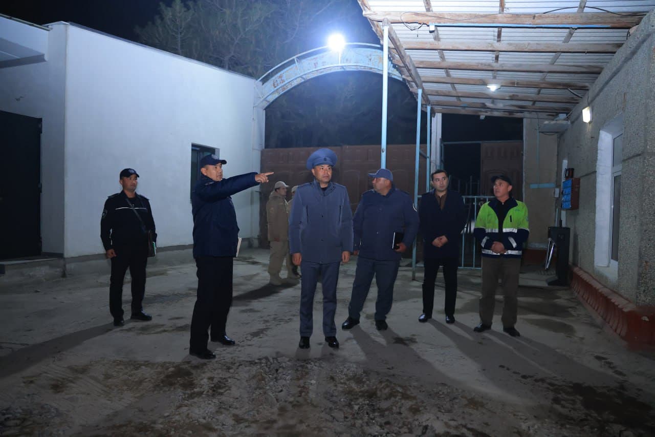 Namangan viloyati IIB rahbariyatining navbatdagi oʻrganishlari Uychi tumanida olib borildi