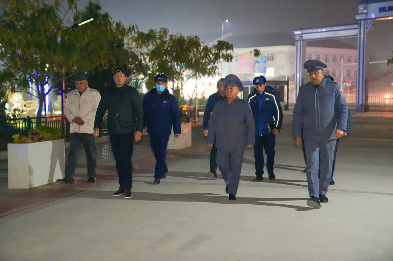 Qarshi shahrida profilaktika, jamoat tartibi va xavfsizlik masalalarini oʻrganish boʻyicha bir qator oʻrganish va uchrashuvlar amalga oshirildi