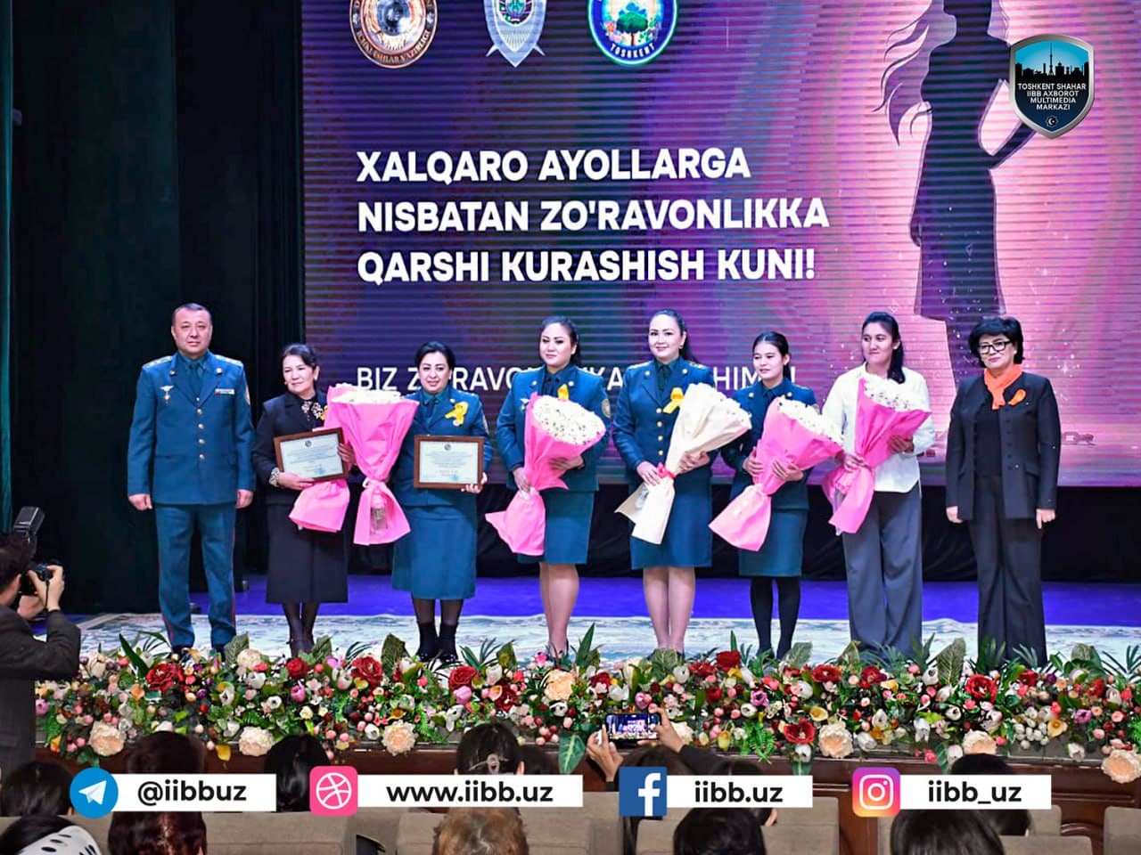 По инициативе ГУВД города Ташкента прошло мероприятие под девизом "Мы против насилия"