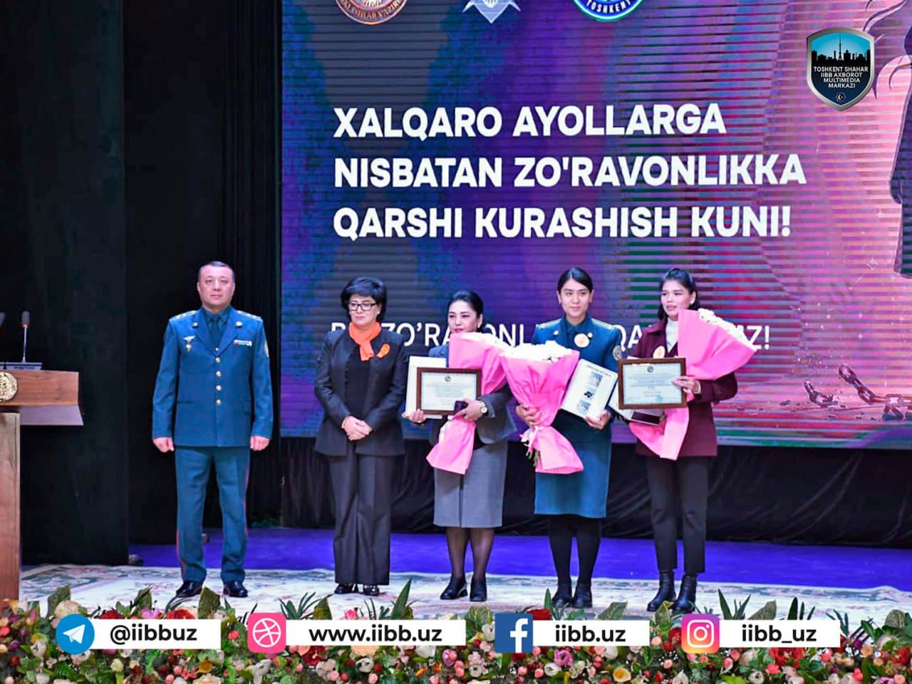 По инициативе ГУВД города Ташкента прошло мероприятие под девизом "Мы против насилия"