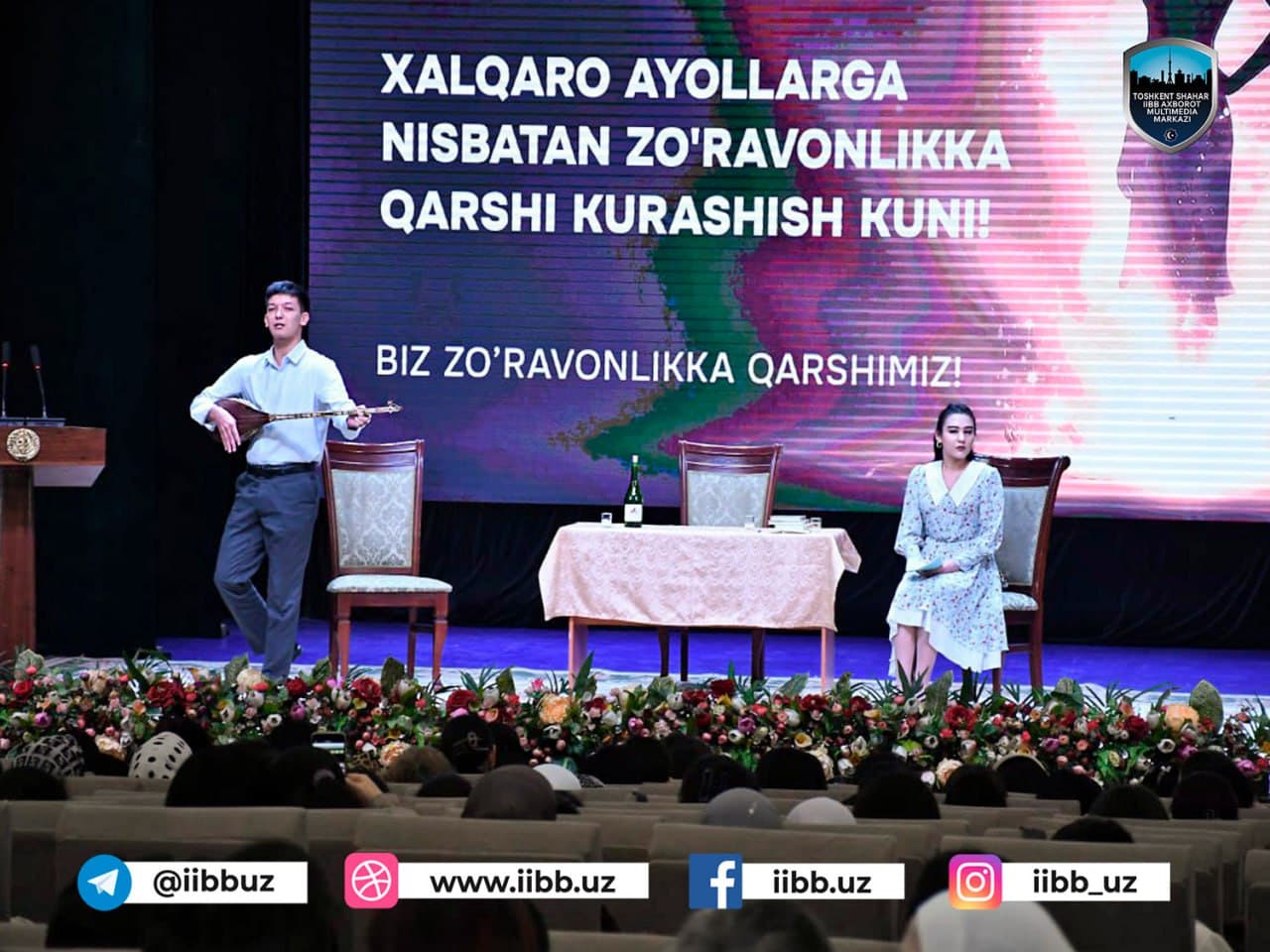 По инициативе ГУВД города Ташкента прошло мероприятие под девизом "Мы против насилия"
