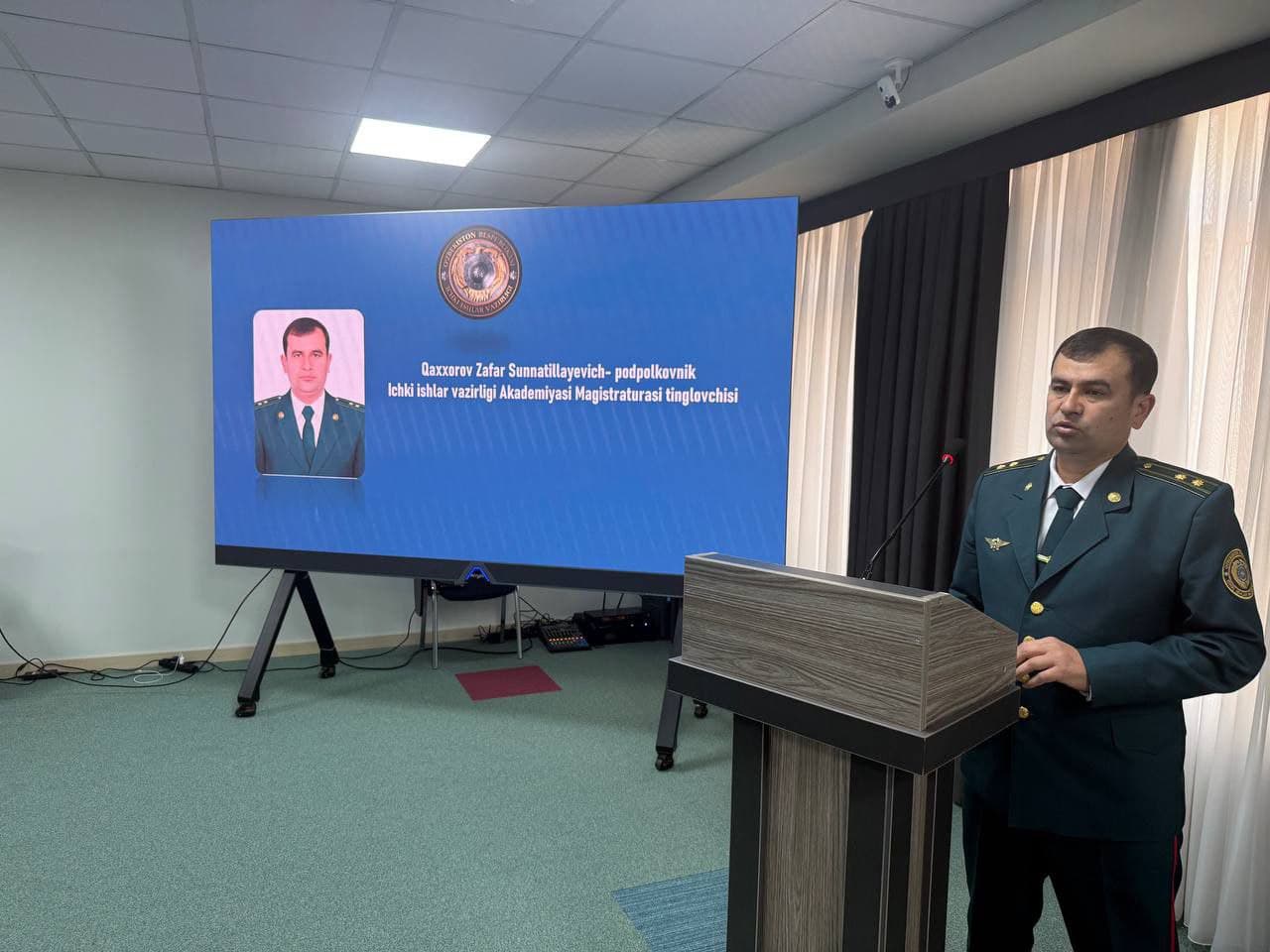 Тошкент давлат тиббиёт университети ва ИИВ Академияси ҳамкорлигида гиёҳвандлик ва жиноятчиликка қарши профилактика тадбири ўтказилди