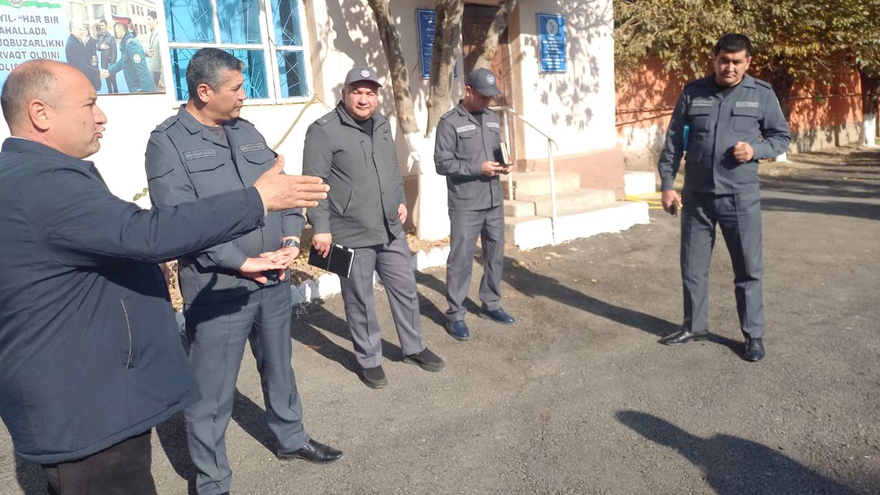 Oʻzbekiston Respublikasi Kriminologiya tadqiqot instituti rahbariyati Surxondaryo viloyatida kriminogen vaziyatni oʻrganish va jinoyatchilikka qarshi kurashish boʻyicha ilmiy-amaliy ishlar olib bormoqda