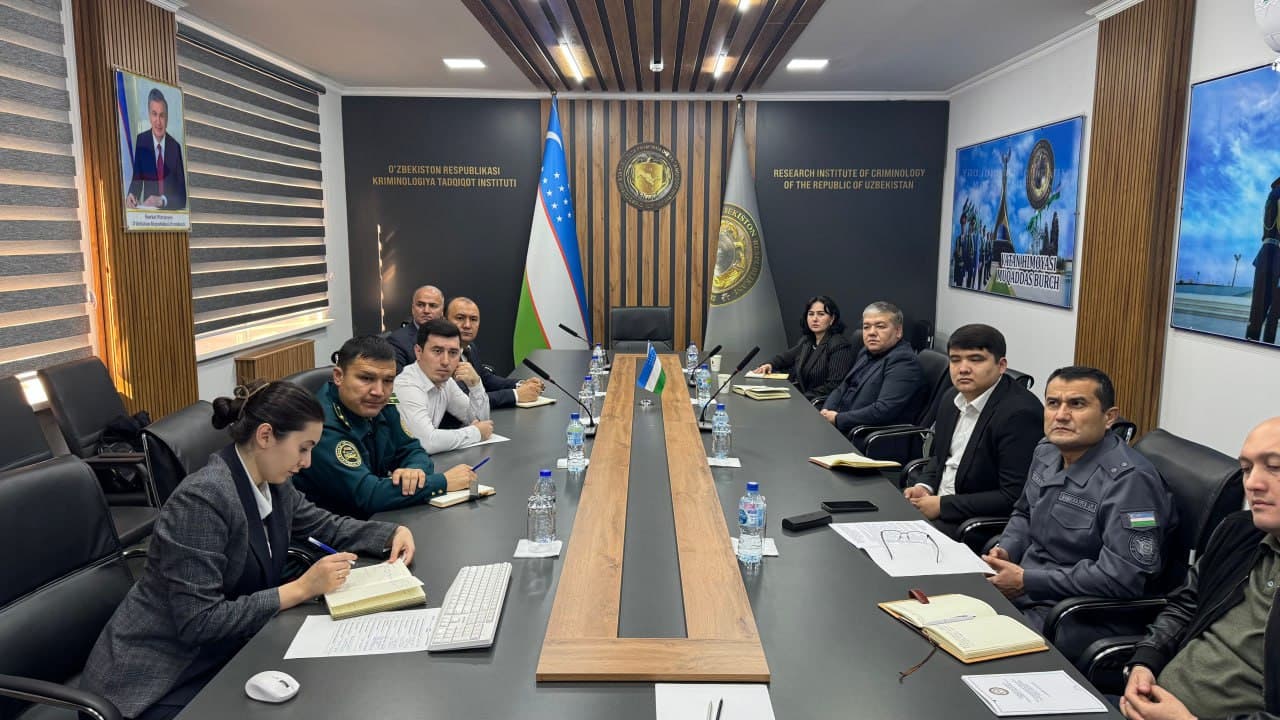 “Жиноятчилик даражаси“ халқаро рейтингини тузиш ва истиқболли режалар мавзусидаги давра суҳбати бўлиб ўтди