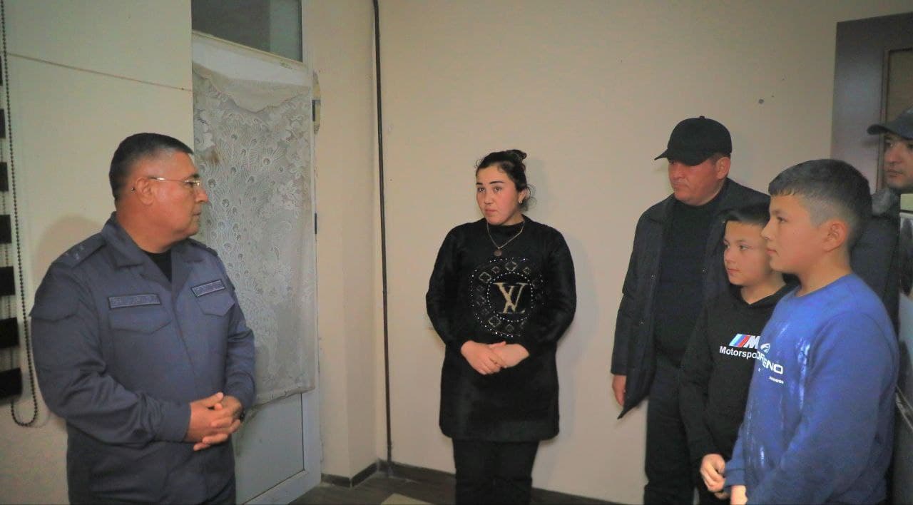 Начальник УВД Бухарской области изучил ночную деятельность по обеспечению общественного порядка в Пешкунском районе