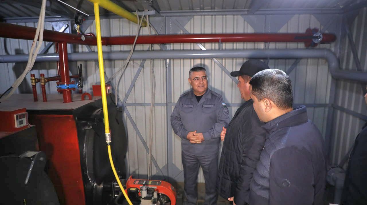 Начальник УВД Бухарской области изучил ночную деятельность по обеспечению общественного порядка в Пешкунском районе