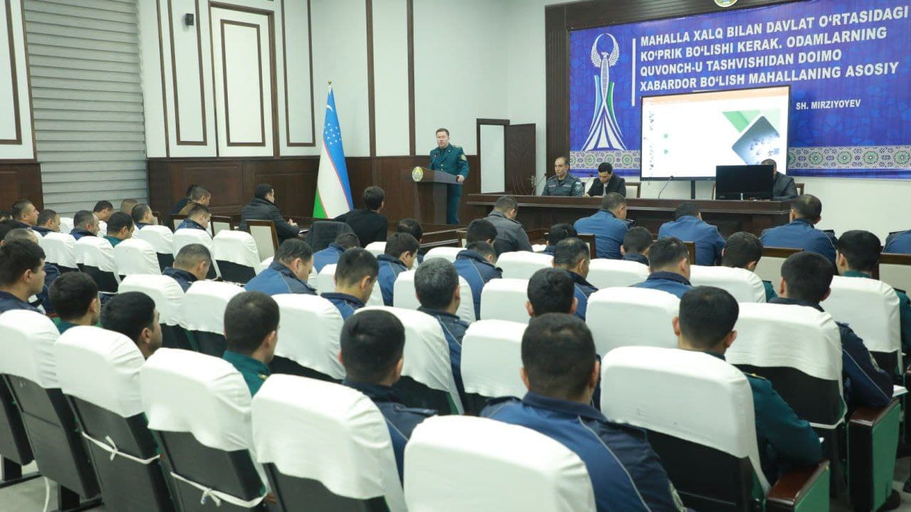 ИИВ ишчи гуруҳи томонидан ПФ-207-сон Фармон ижроси доирасида Бухорода профилактика инспекторлари учун гиёҳвандликка қарши кенг қамровли ўқув-амалий машғулотлар ташкил этилди