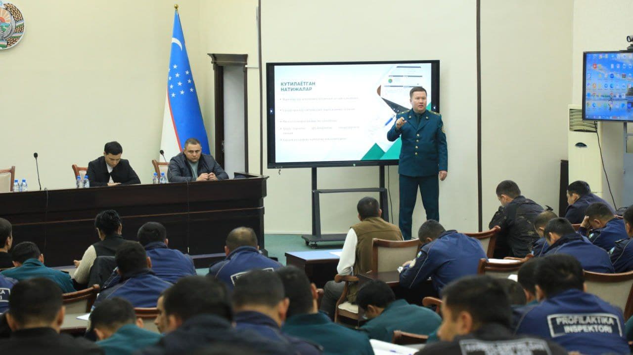 ИИВ ишчи гуруҳи томонидан ПФ-207-сон Фармон ижроси доирасида Бухорода профилактика инспекторлари учун гиёҳвандликка қарши кенг қамровли ўқув-амалий машғулотлар ташкил этилди