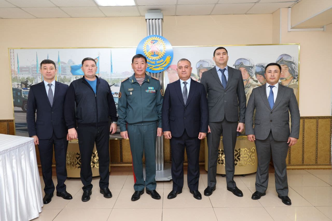 Делегация Командования Караульных войск МВД вернулась из служебной командировки в Республику Казахстан