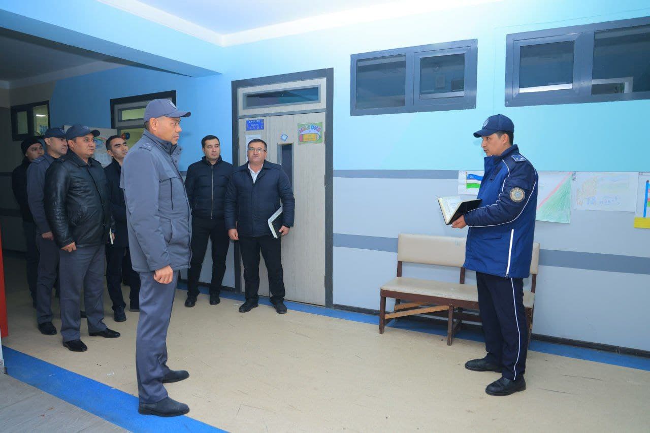 Наманган вилояти ИИБ раҳбариятининг навбатдаги комплекс ўрганиш ишлари Мингбулоқ туманида давом эттирилди