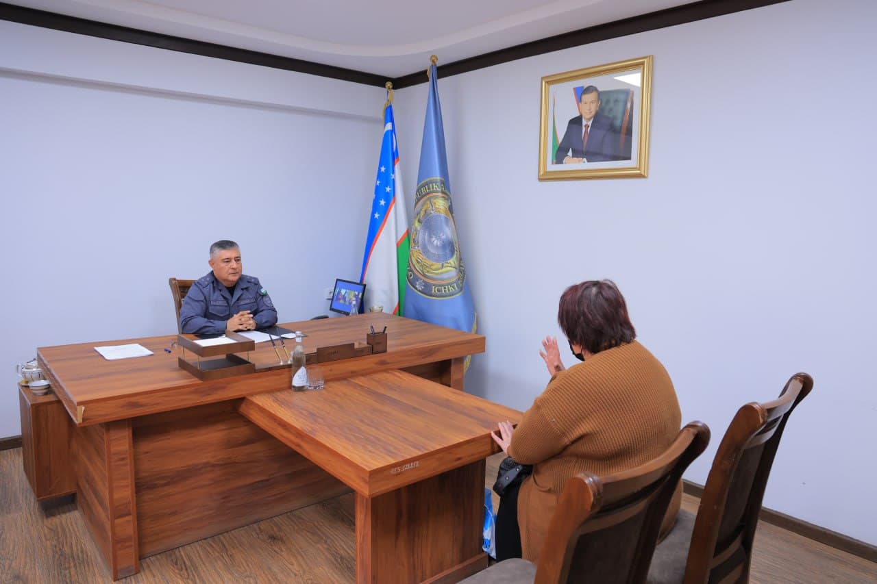 Бухоро вилояти ИИБ раҳбариятининг навбатдаги шахсий қабули бўлиб ўтди