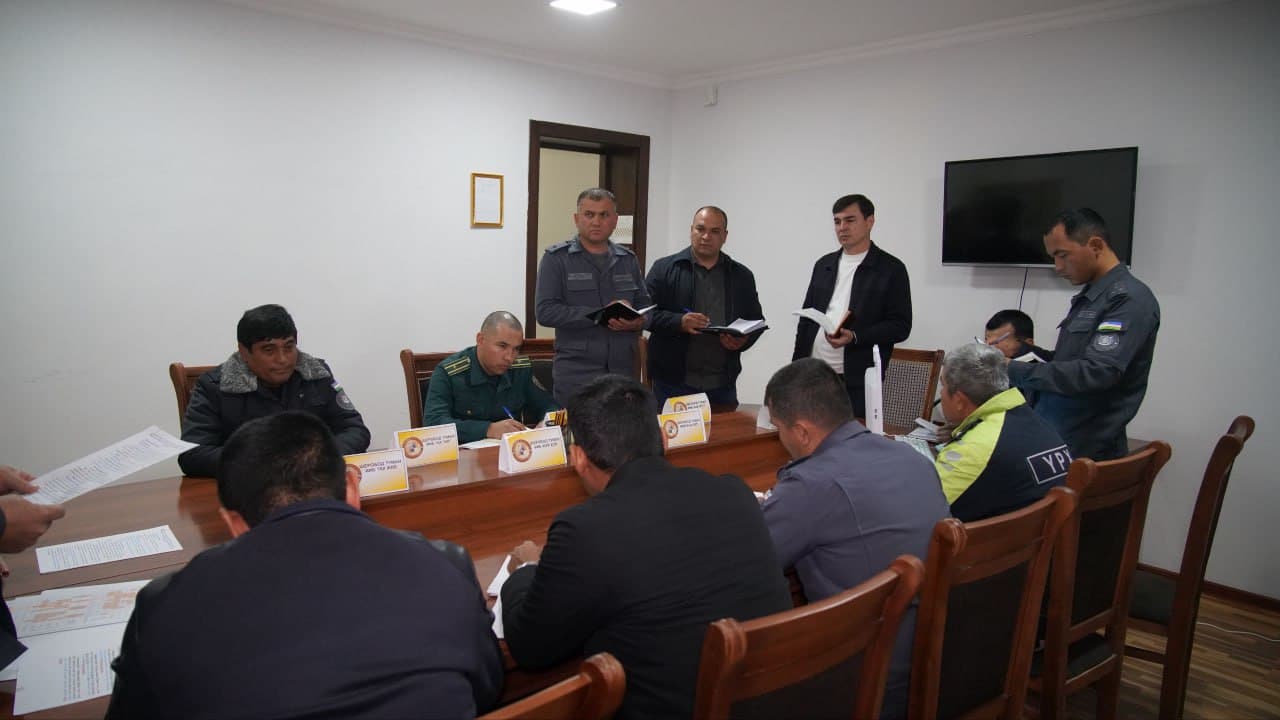 Руководством УВД Сурхандарьинской области изучены вопросы ночной деятельности и подготовки к зимнему сезону в Шерабадском районе