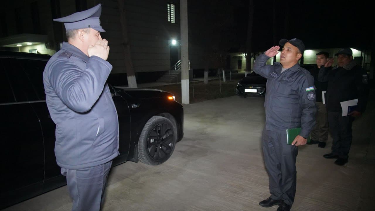 Руководством УВД Сурхандарьинской области изучены вопросы ночной деятельности и подготовки к зимнему сезону в Шерабадском районе