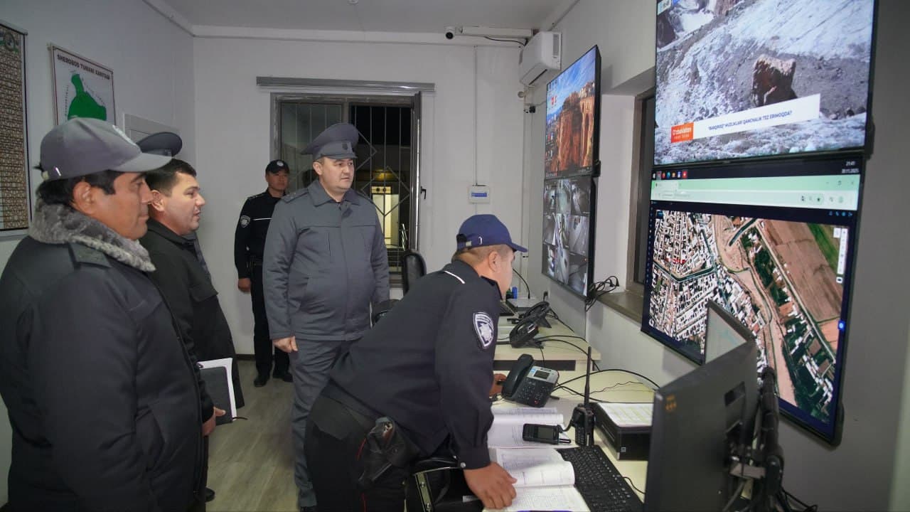 Руководством УВД Сурхандарьинской области изучены вопросы ночной деятельности и подготовки к зимнему сезону в Шерабадском районе