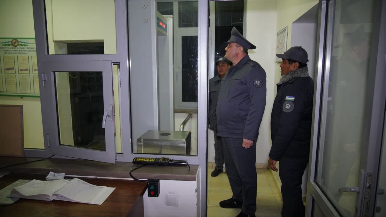 Руководством УВД Сурхандарьинской области изучены вопросы ночной деятельности и подготовки к зимнему сезону в Шерабадском районе