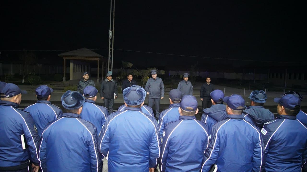 Руководством УВД Сурхандарьинской области изучены вопросы ночной деятельности и подготовки к зимнему сезону в Шерабадском районе