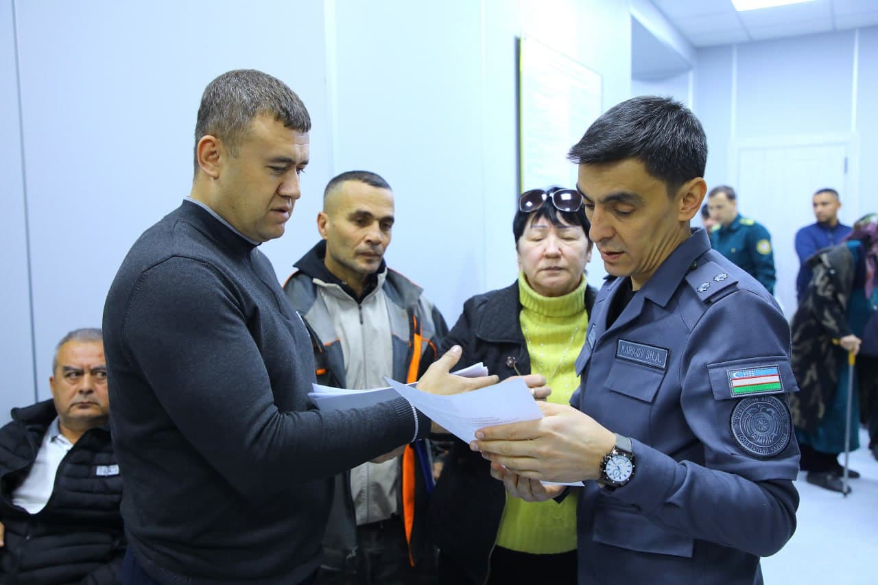 Самарқанд вилояти Ички ишлар бошқармасида навбатдаги фуқаролар қабули ўтказилди