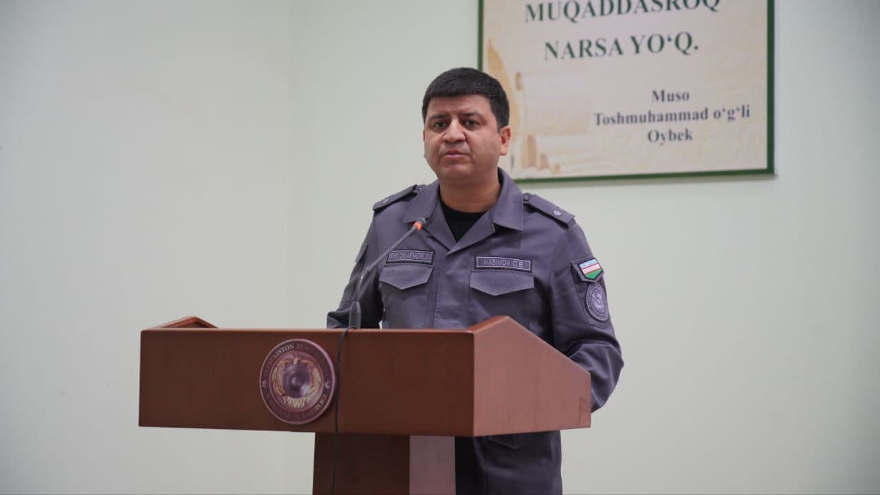 Сурхондарё вилояти ИИБда аҳоли саломатлиги ва миллат генофондини ҳимоя қилиш мақсадига қаратилган тарғибот учрашуви бўлиб ўтди