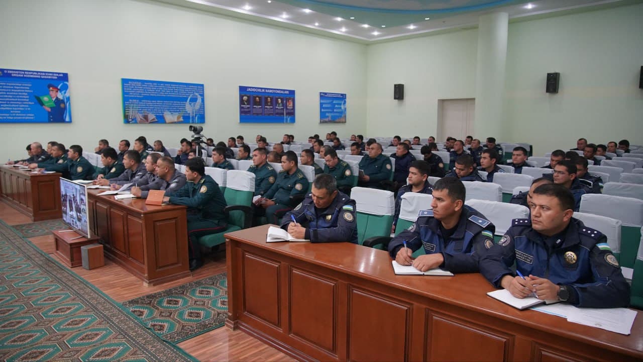 Сурхондарё вилояти ИИБда аҳоли саломатлиги ва миллат генофондини ҳимоя қилиш мақсадига қаратилган тарғибот учрашуви бўлиб ўтди