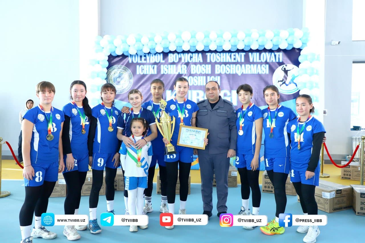 Тошкент вилоятида ёшлар ўртасида волейбол бўйича “ИИББ бошлиғи кубоги” мусобақаси бўлиб ўтди
