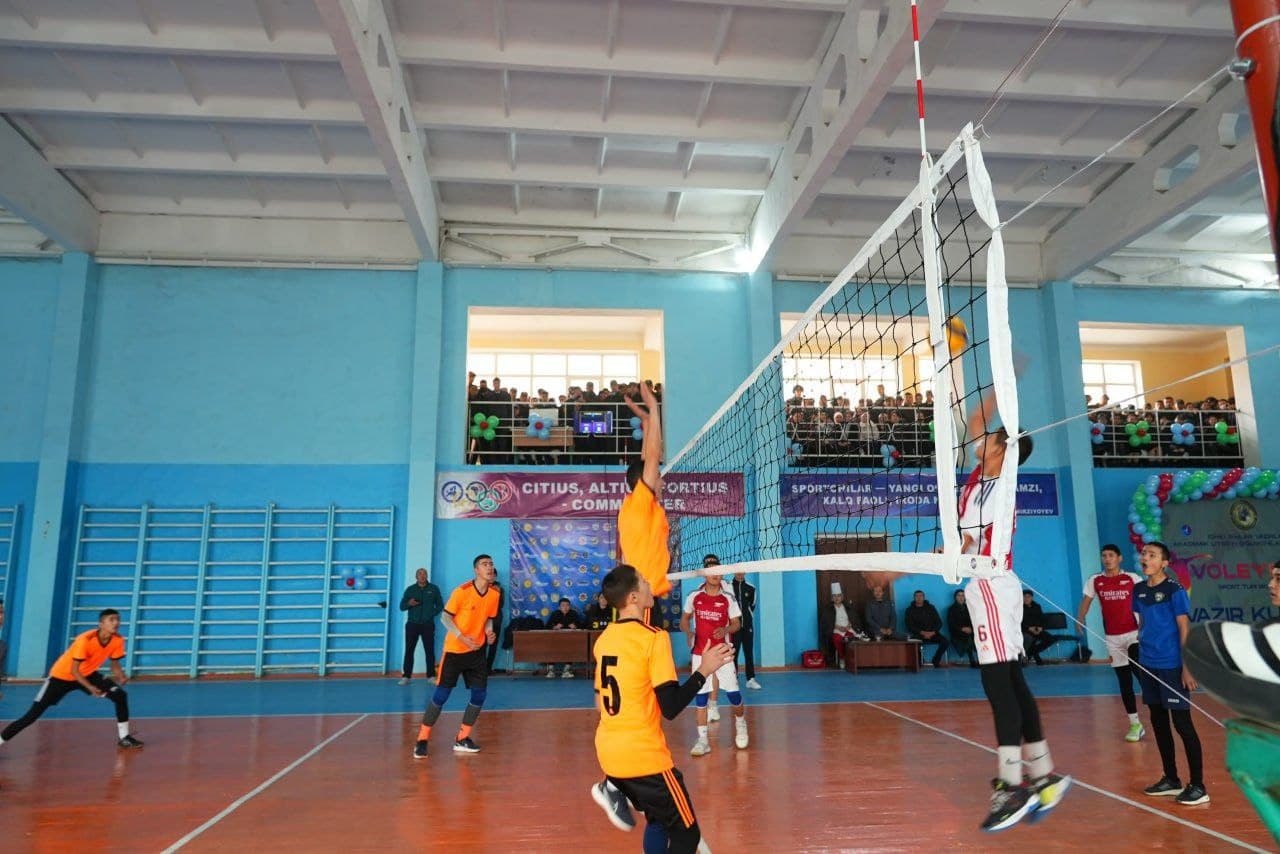 Молодежь в духе спорта и атмосфере дружбы: в Фергане стартовал отборочный этап Кубка Министра по волейболу