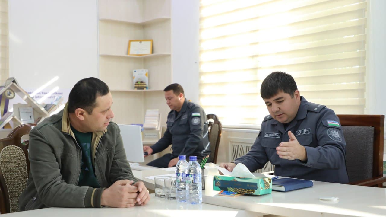 Фуқароларнинг мурожаатлари билан ишлаш тизими самарадорлигини ошириш мақсадида, Ички ишлар вазирлиги ҳамда вазирлик ҳузуридаги Жазони ижро этиш департаменти раҳбарияти томонидан фуқаролар қабули ўтказилди