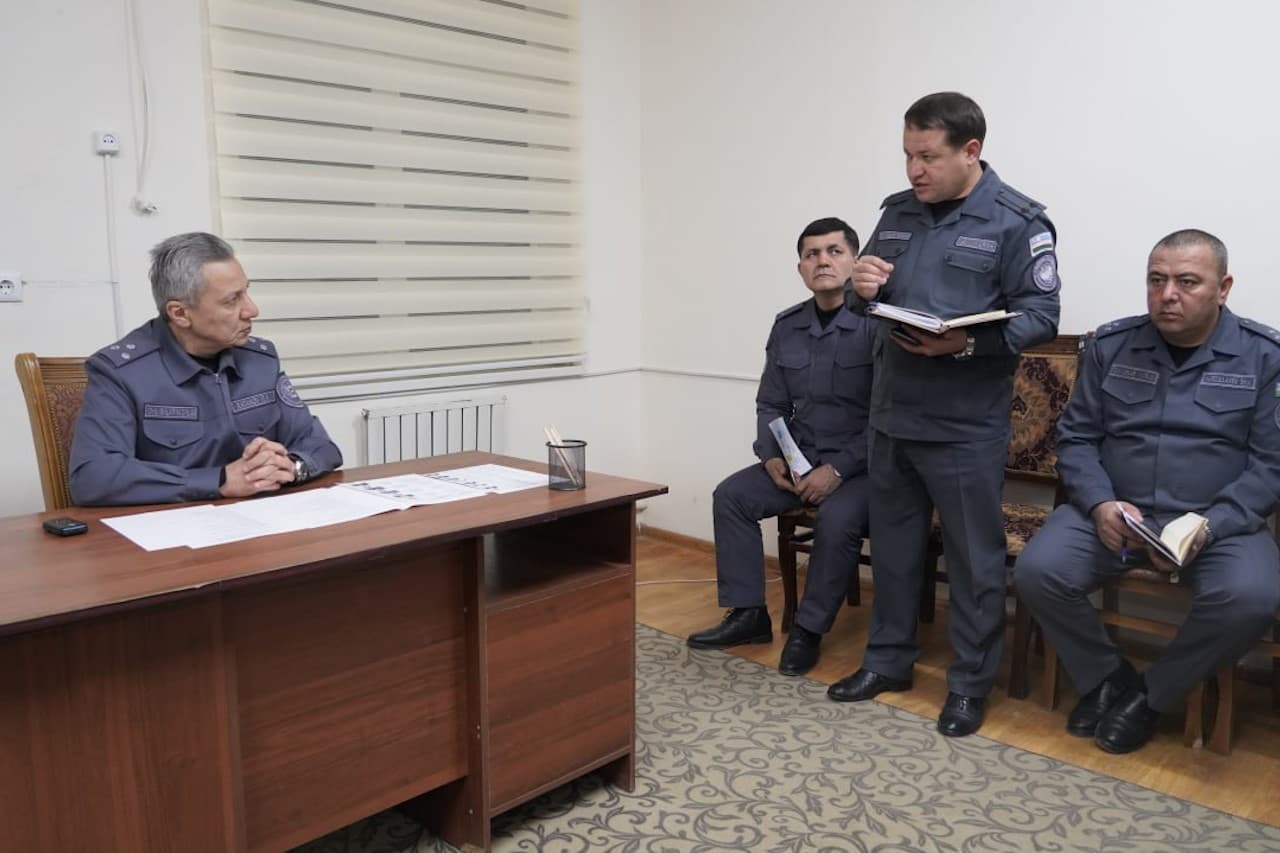 IIV Akademiyasi masʼullari tomonidan Navoiy viloyatining kriminogen vaziyati ogʻir mahallalari manzilli oʻrganildi