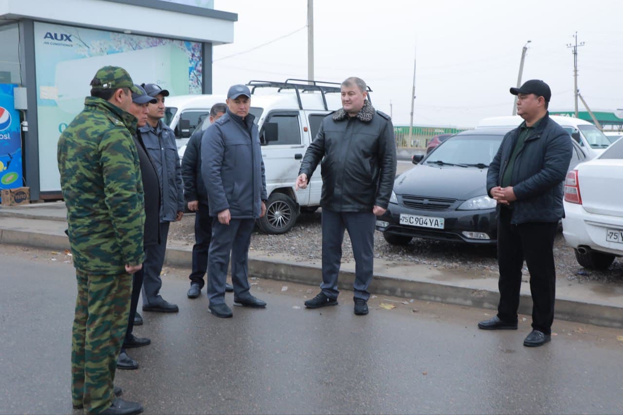 Сурхондарё вилояти ИИБ раҳбарияти томонидан ёнғин ва экологик хавфсизлик чоралари текширилмоқда ўрганилмоқда