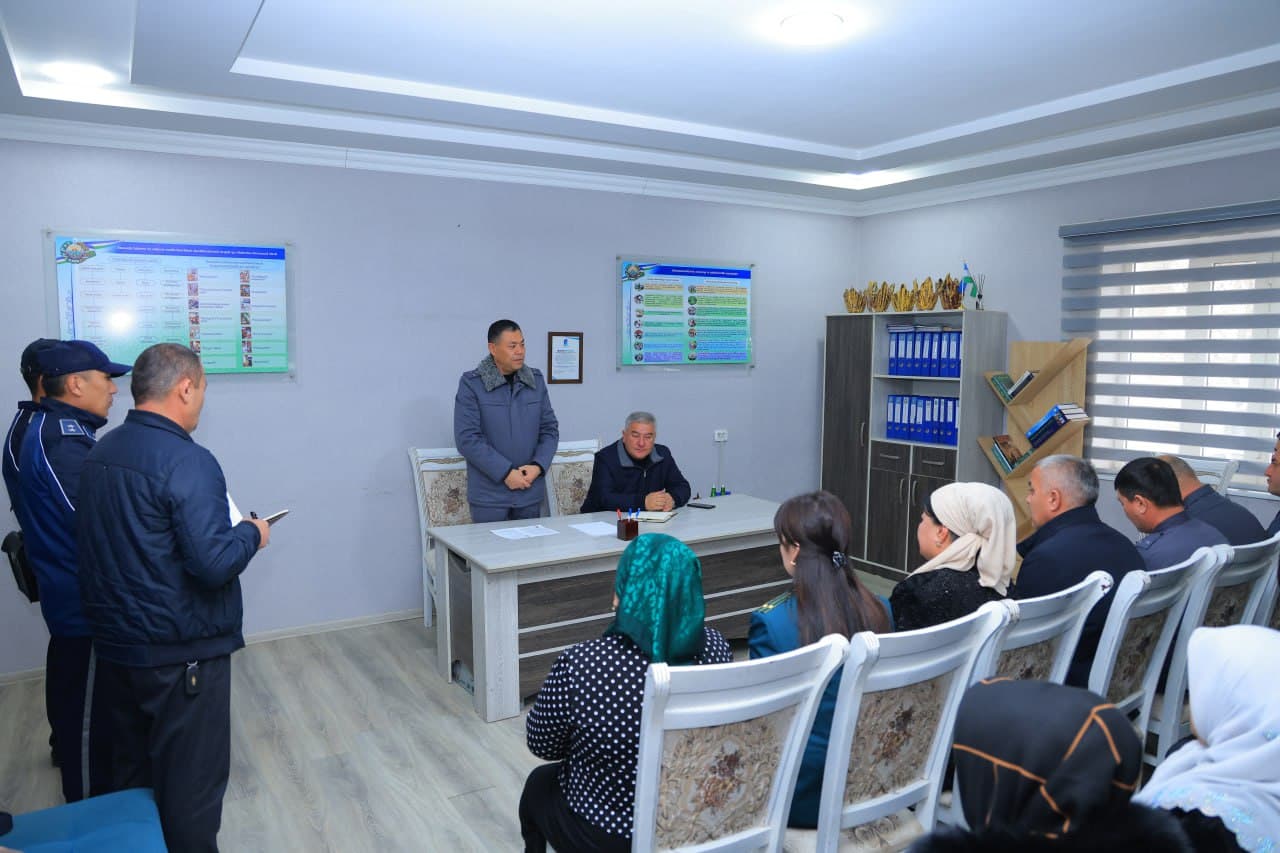 Руководством УВД Наманганской области проведена работа по изучению регионов в Наманганском районе