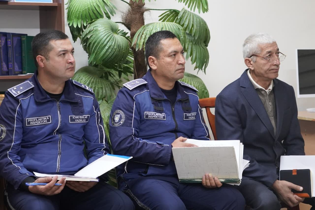 IIV Akademiyasi masʼullari tomonidan Navoiy viloyatining kriminogen vaziyati ogʻir mahallalari manzilli oʻrganildi