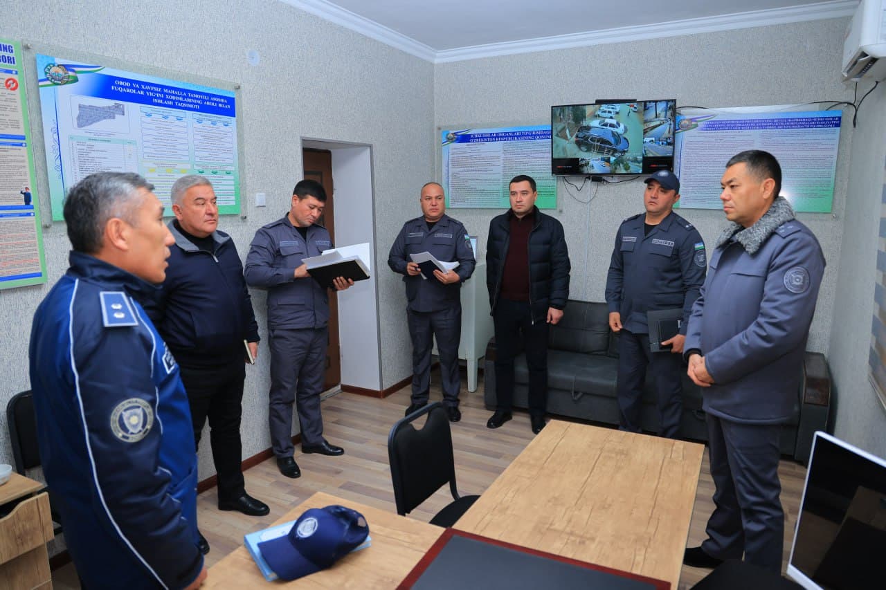 Руководством УВД Наманганской области проведена работа по изучению регионов в Наманганском районе